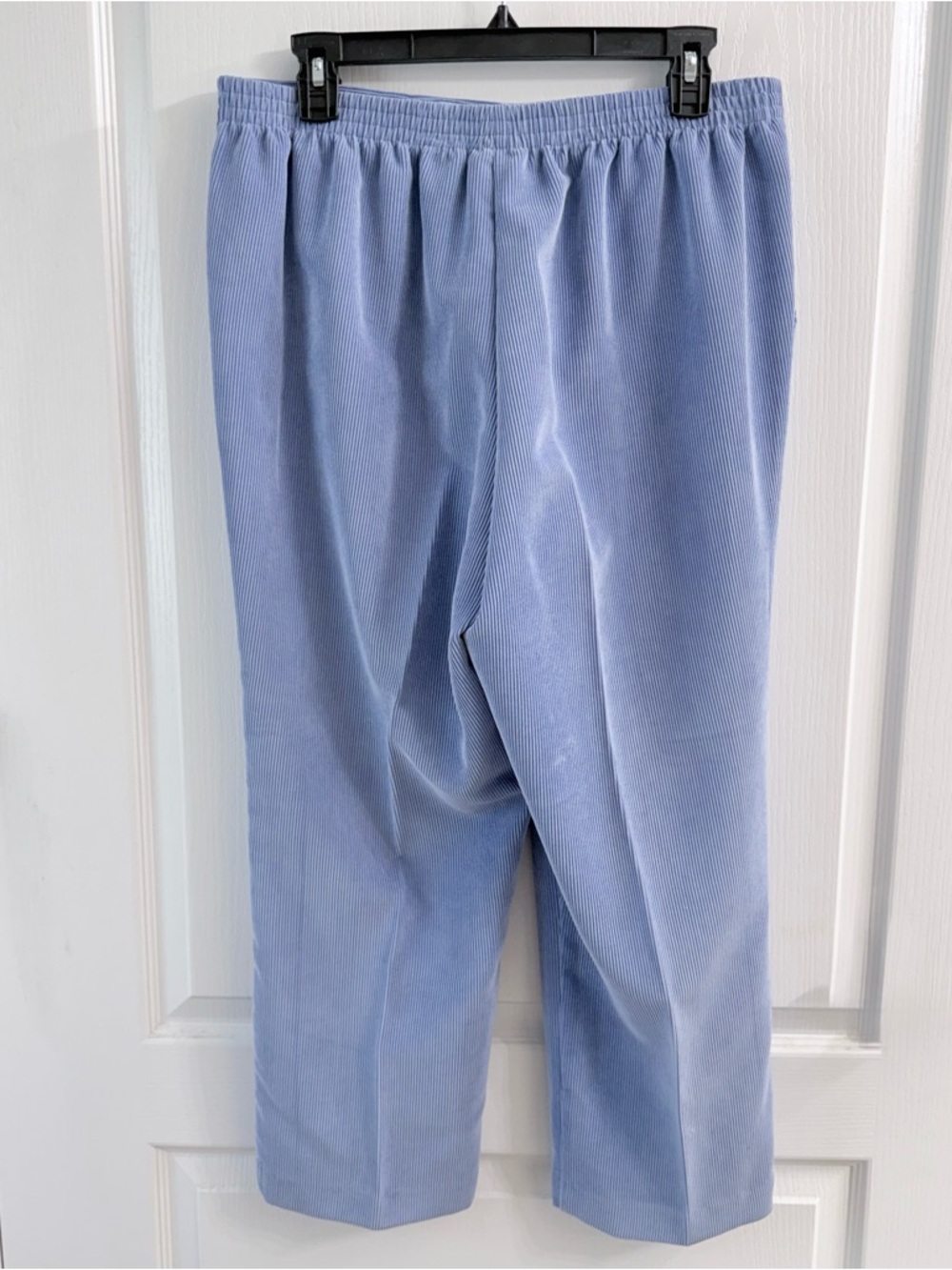 Alfred Dunner Light Blue Corduroy Women’s Pants - Picture 3 of 4